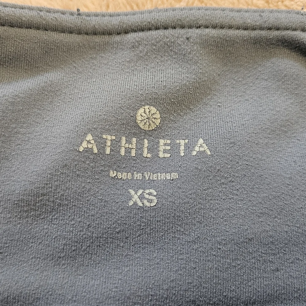 Athleta Kids Blue Leggings - Picture 3 of 9